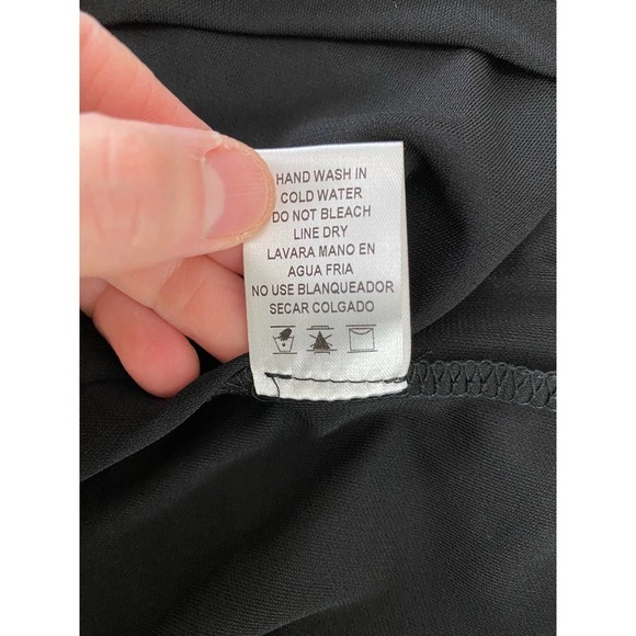 La Reine Women's Size S Black Sleeveless Ruched Bodycon Dress - Picture 6 of 6